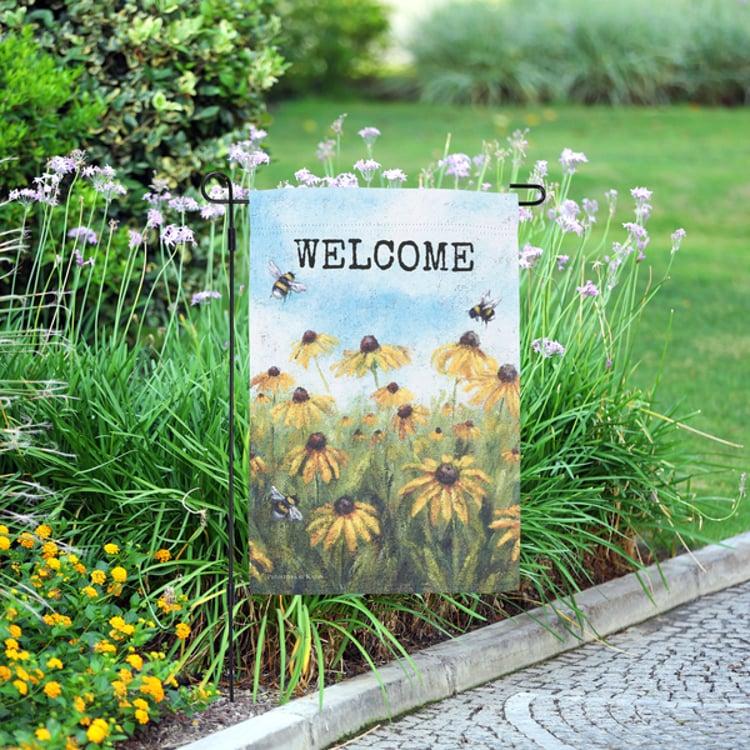 Primitives By Kathy Black Eyed Susan Garden Flag