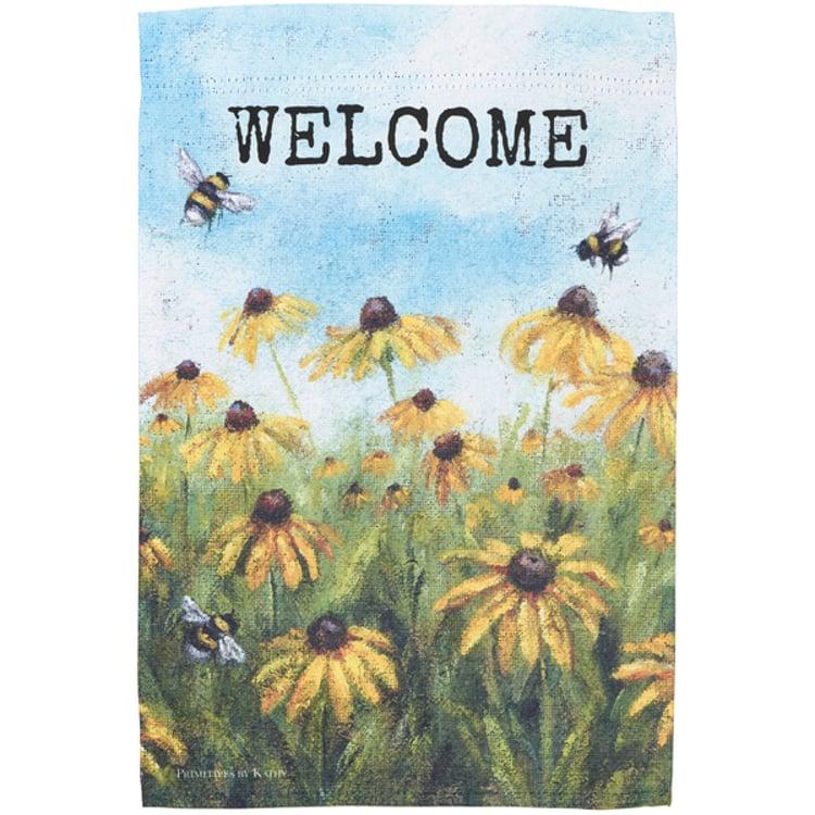 Primitives By Kathy Black Eyed Susan Garden Flag