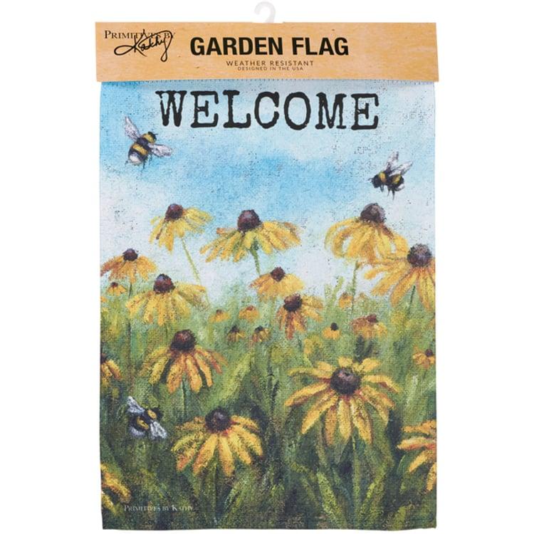 Primitives By Kathy Black Eyed Susan Garden Flag