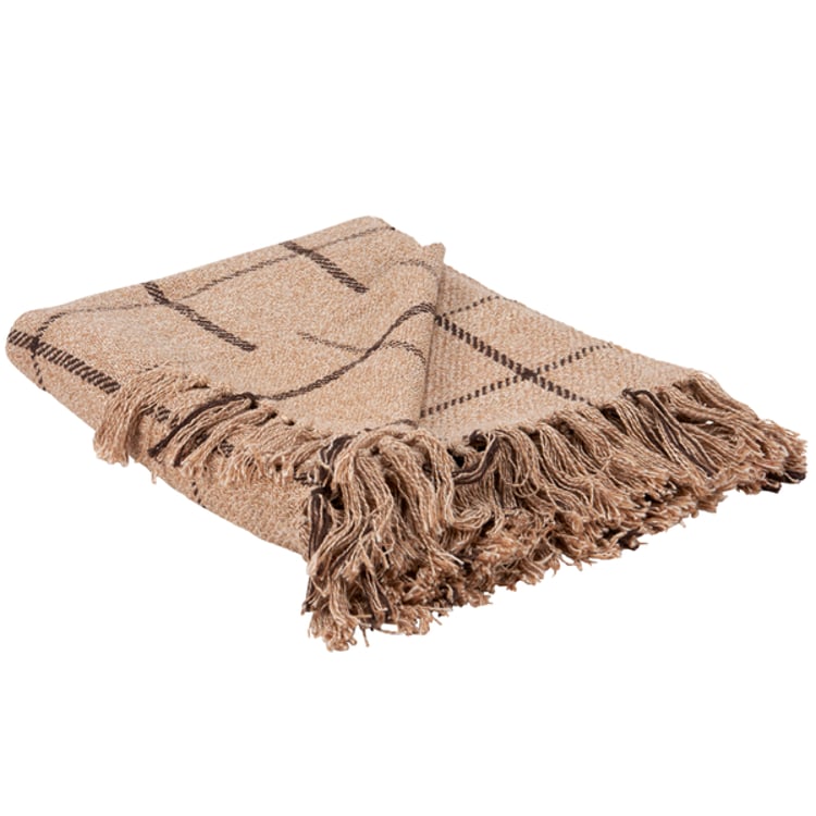 primitives by kathy Black Grid Throw
