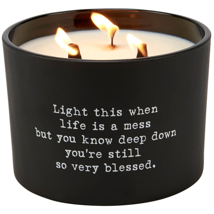 Primitives By Kathy Blessed Poetry Candle