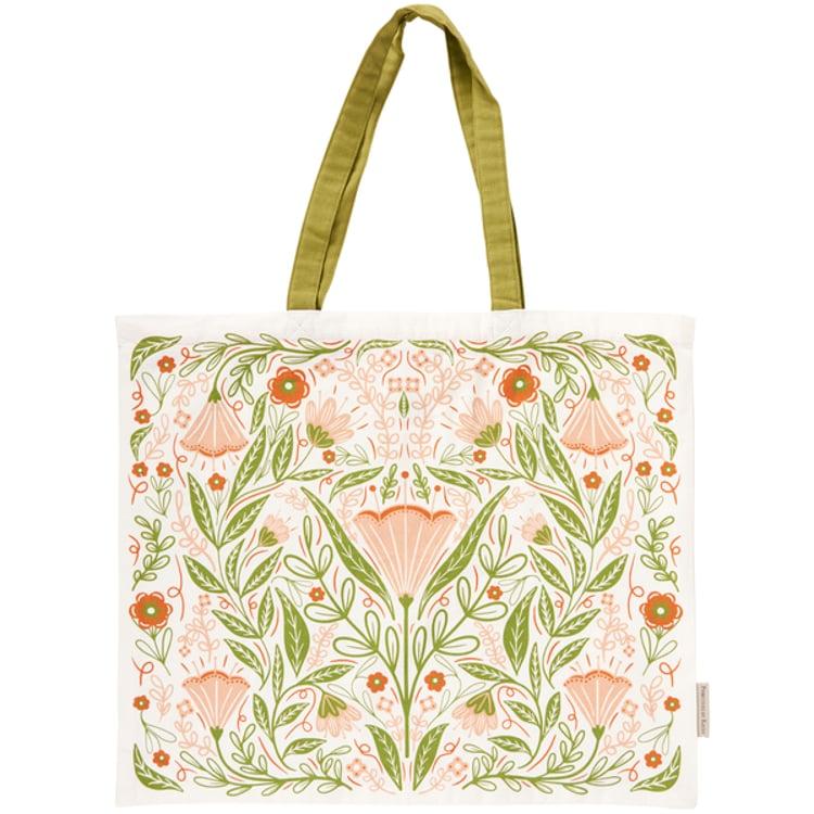 Primitives By Kathy Blossom Folk Art Tote