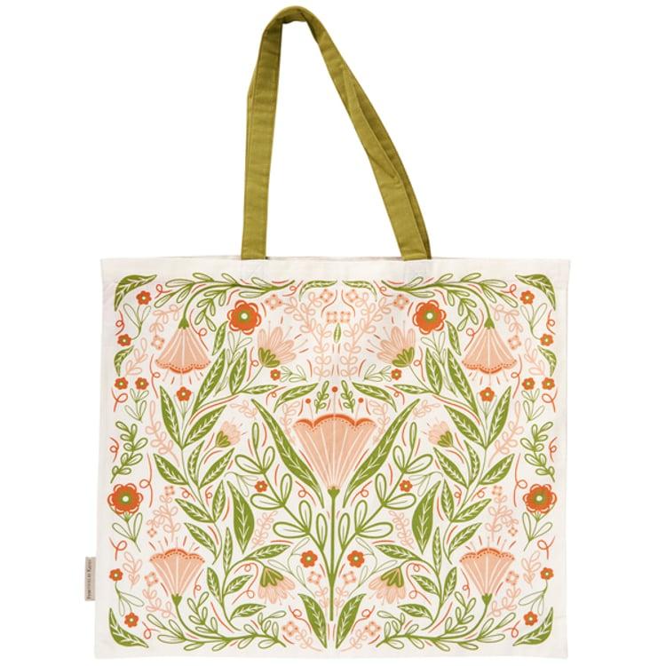 Primitives By Kathy Blossom Folk Art Tote