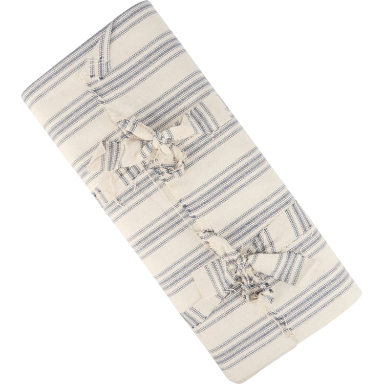 Primitives By Kathy Blue 12 Stripe Cream Fabric