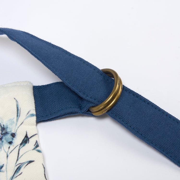 Primitives By Kathy Blue Floral Apron