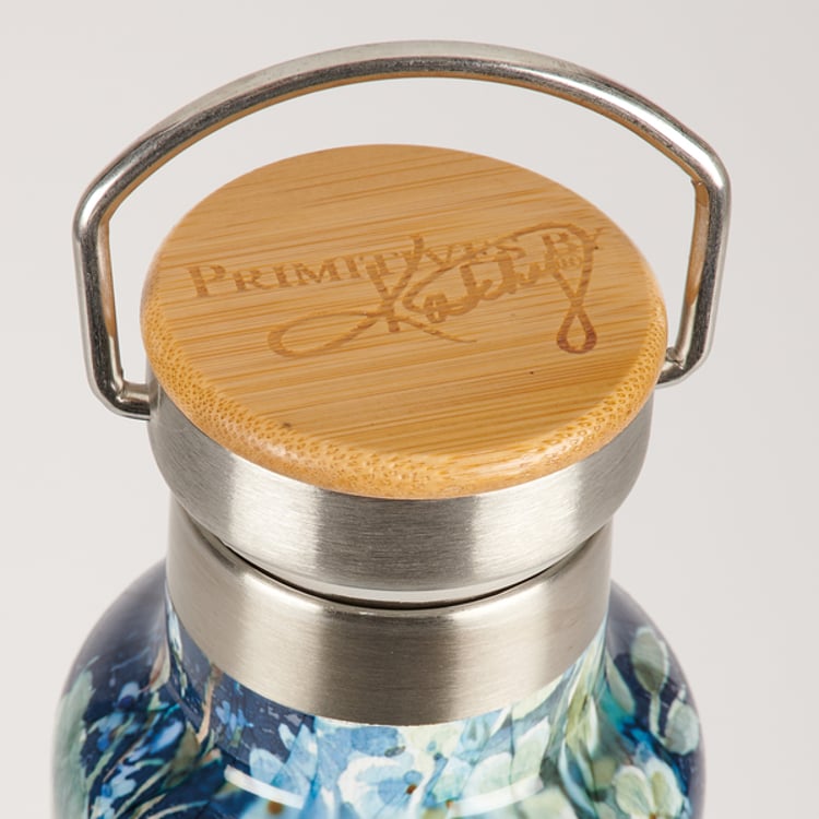 Primitives By Kathy Blue Florals Insulated Bottle