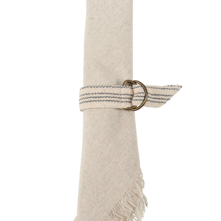 primitives by kathy Blue Stripe Napkin Ring