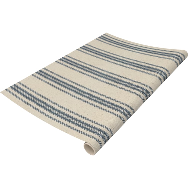 primitives by kathy Blue Stripe Paper Table Runner