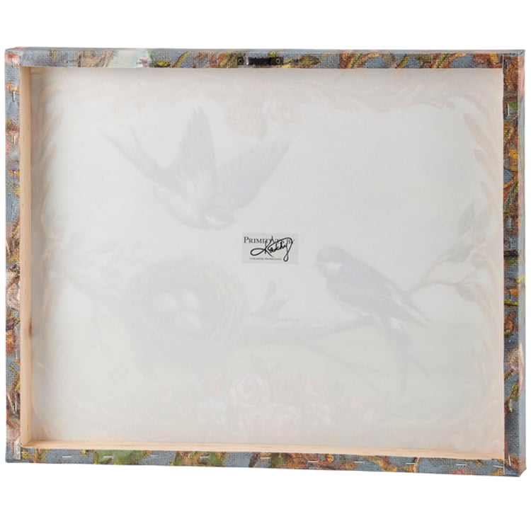 Primitives By Kathy Blue Swallow Canvas Wall Art