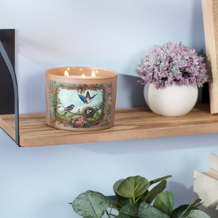 Primitives By Kathy Blue Swallows Candle