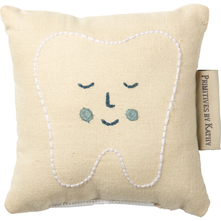 Primitives By Kathy Blue Tooth Fairy Pillow