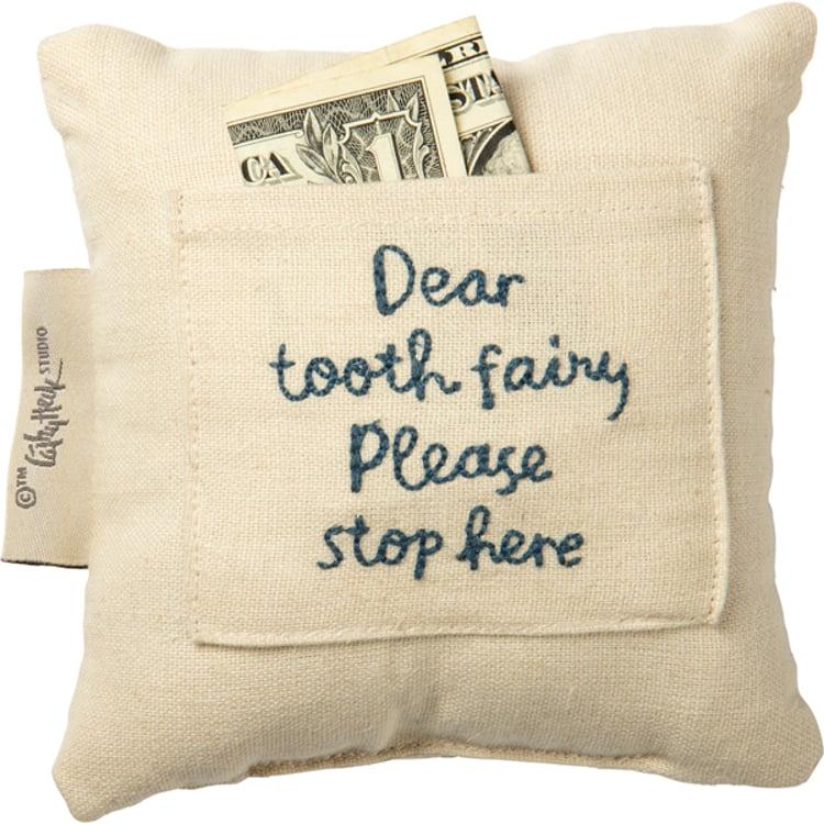 Primitives By Kathy Blue Tooth Fairy Pillow