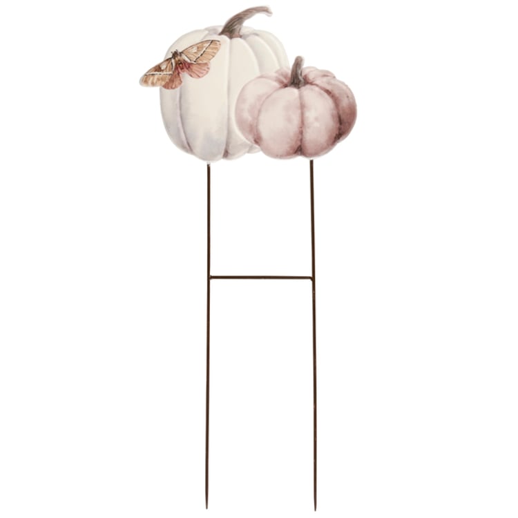 Primitives By Kathy Blush Pumpkin Stake