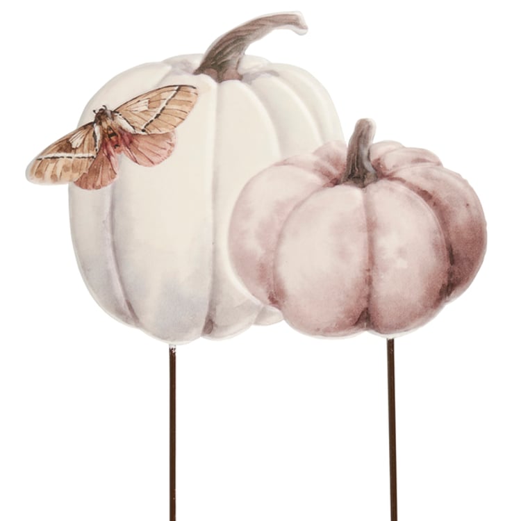 primitives by kathy Blush Pumpkin Stake