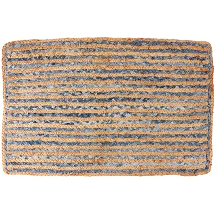 primitives by kathy Braided Indigo Rug