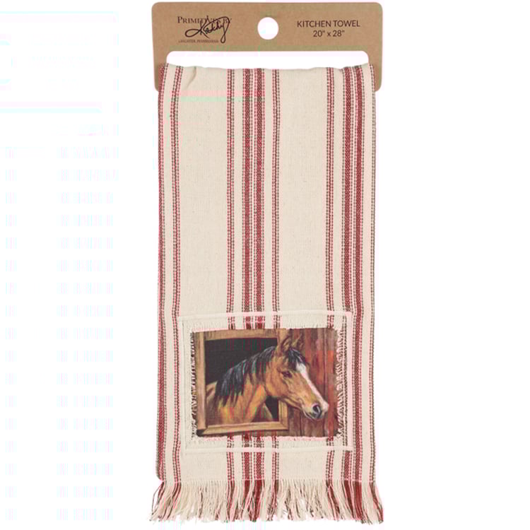 Primitives By Kathy Buckskin Horse Kitchen Towel