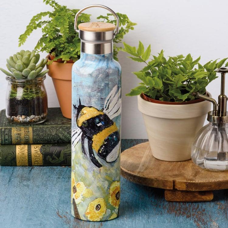 Primitives By Kathy Bumblebee Insulated Bottle