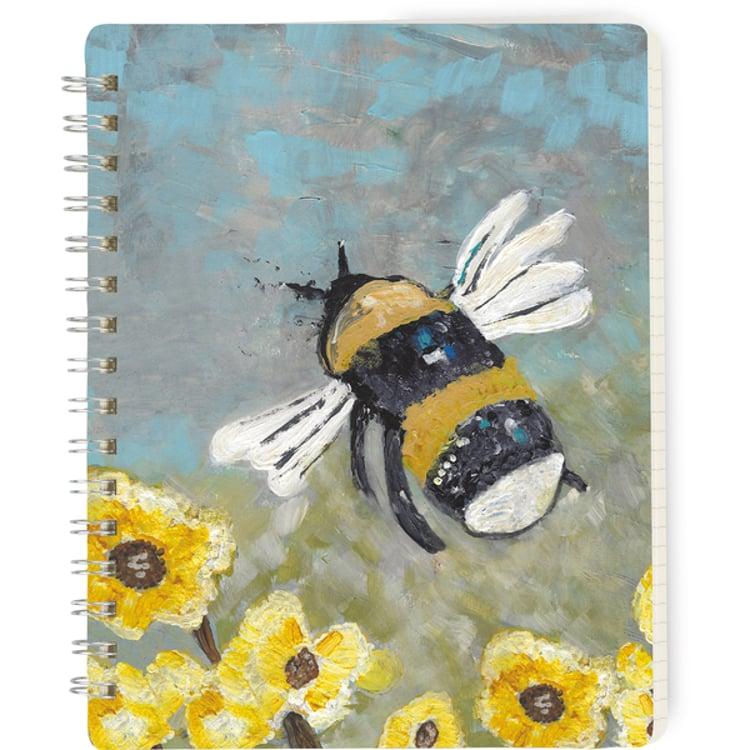 Primitives By Kathy Bumblebee Spiral Notebook
