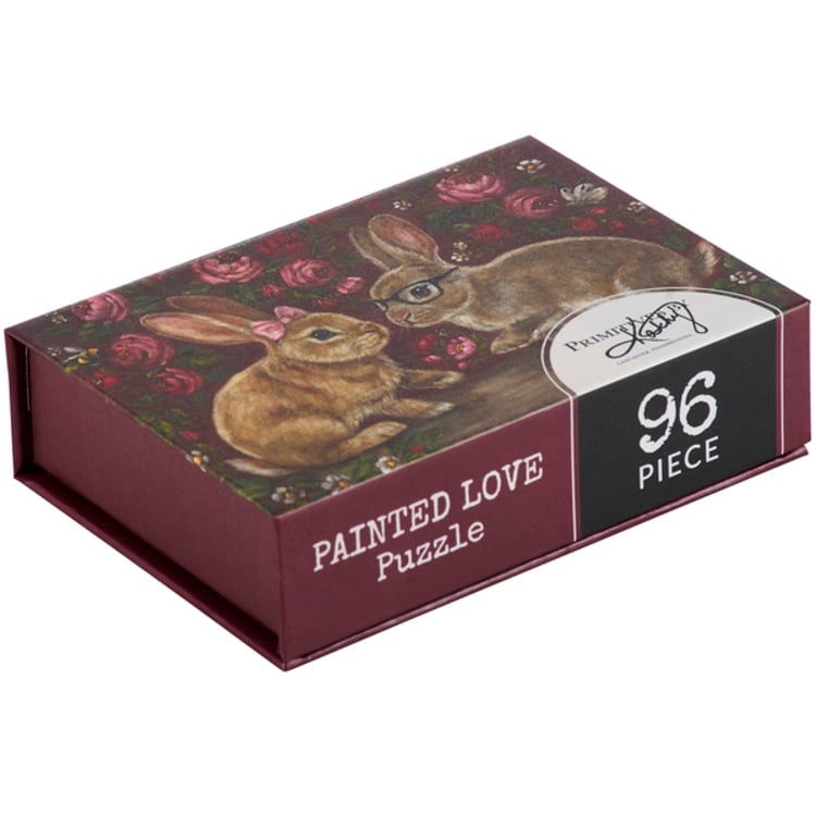 Primitives By Kathy Bunny Love 96 Piece Puzzle