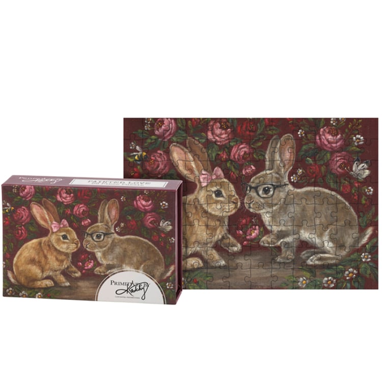 primitives by kathy Bunny Love 96 Piece Puzzle