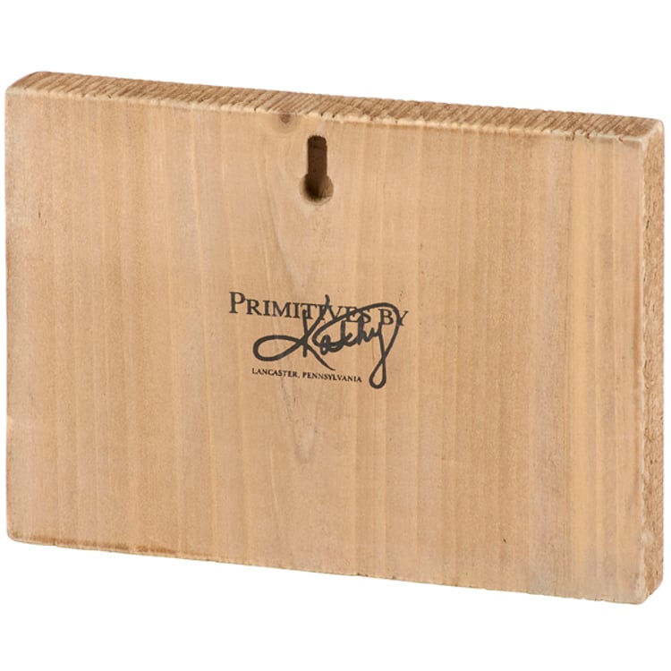 Primitives By Kathy Bunny Love Block Sign