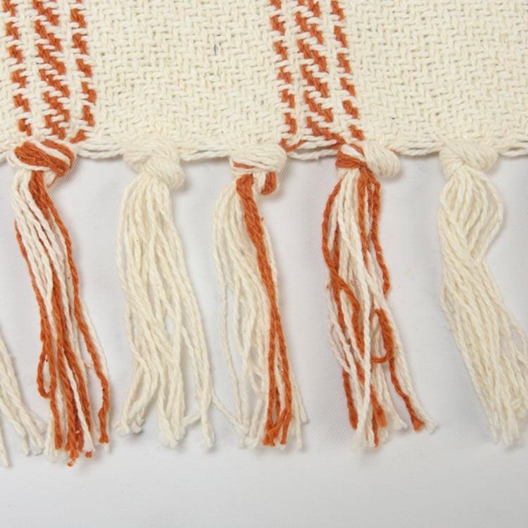 Primitives By Kathy Burnt Orange Plaid Throw