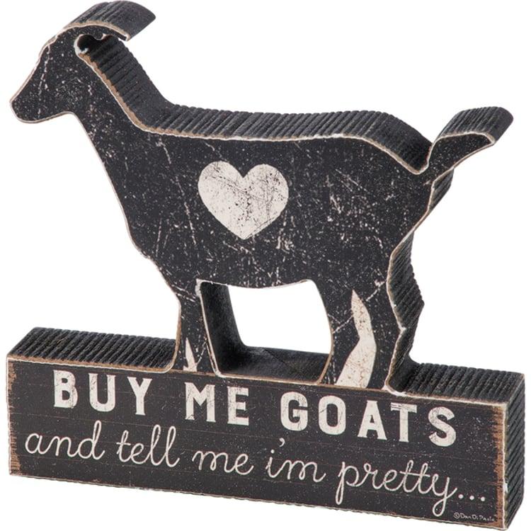primitives by kathy Buy Me Goats Chunky Sitter