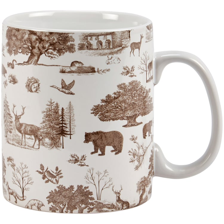 primitives by kathy Cabin Toile Mug