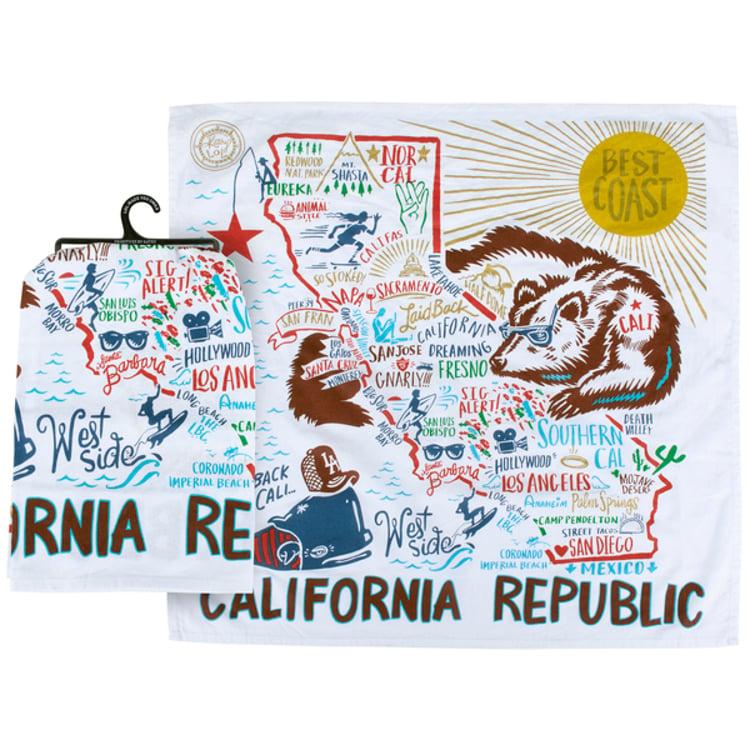 primitives by kathy California Kitchen Towel