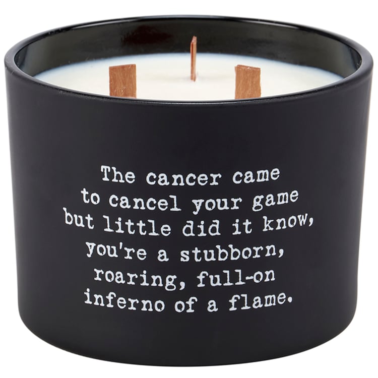 primitives by kathy Cancer Poetry Candle