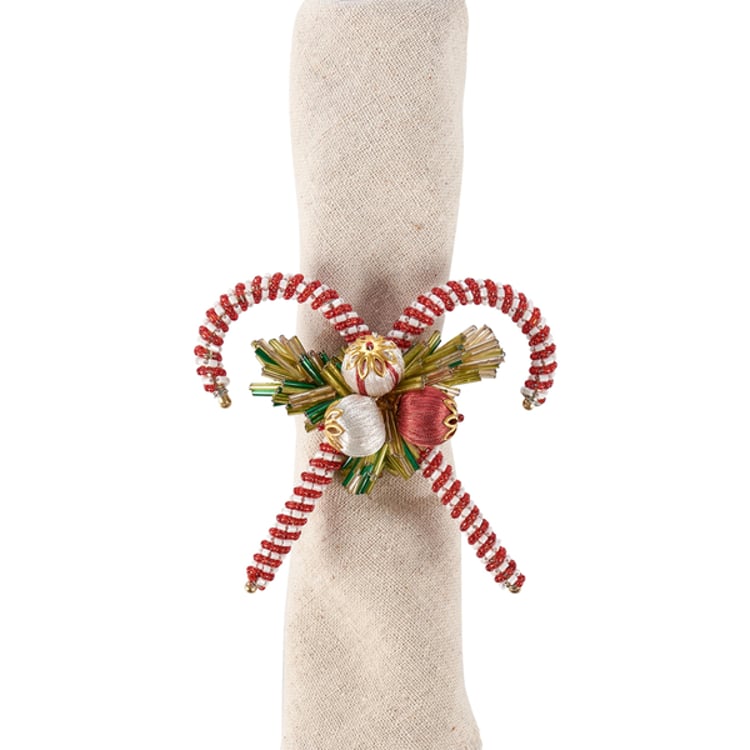 primitives by kathy Candy Cane Napkin Ring