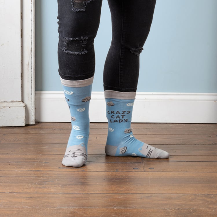 Primitives By Kathy Cat Lady Socks
