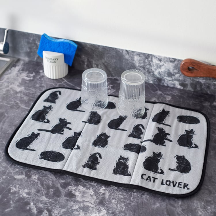 Primitives By Kathy Cat Lover Drying Mat