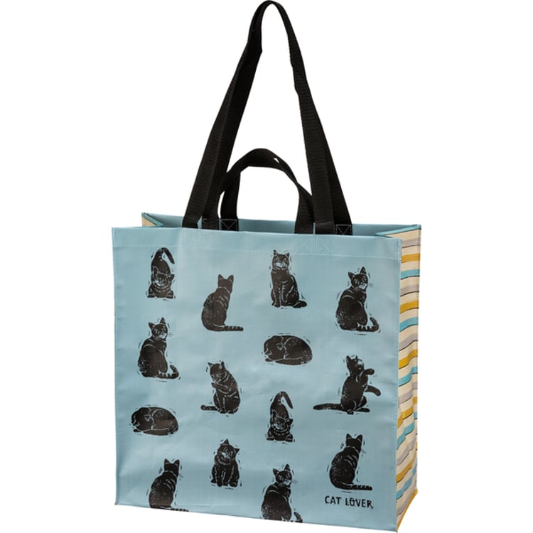 primitives by kathy Cat Lover Market Tote