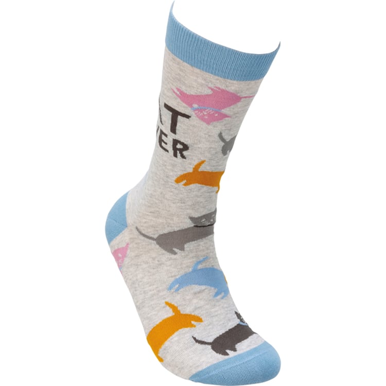 Primitives By Kathy Cat Lover Socks