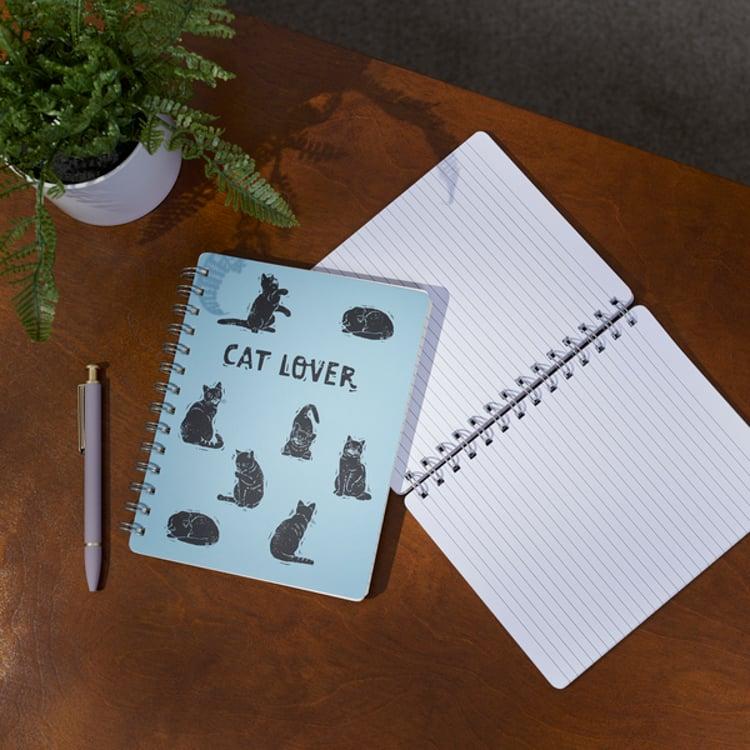 Primitives By Kathy Cat Lover Spiral Notebook