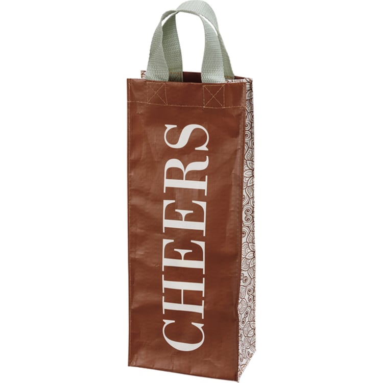 Primitives By Kathy Cheers Wine Tote