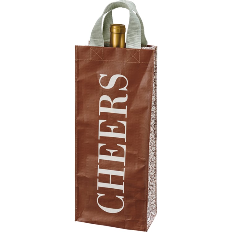 Primitives By Kathy Cheers Wine Tote