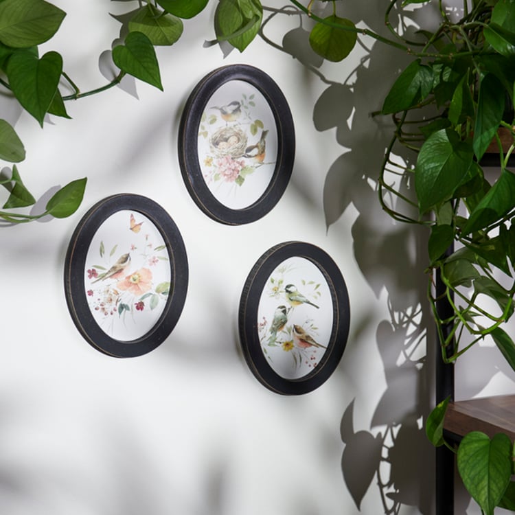 Primitives By Kathy Chickadees Hanging Decor Set