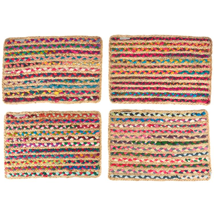 Primitives By Kathy Chindi Braided Placemat Set