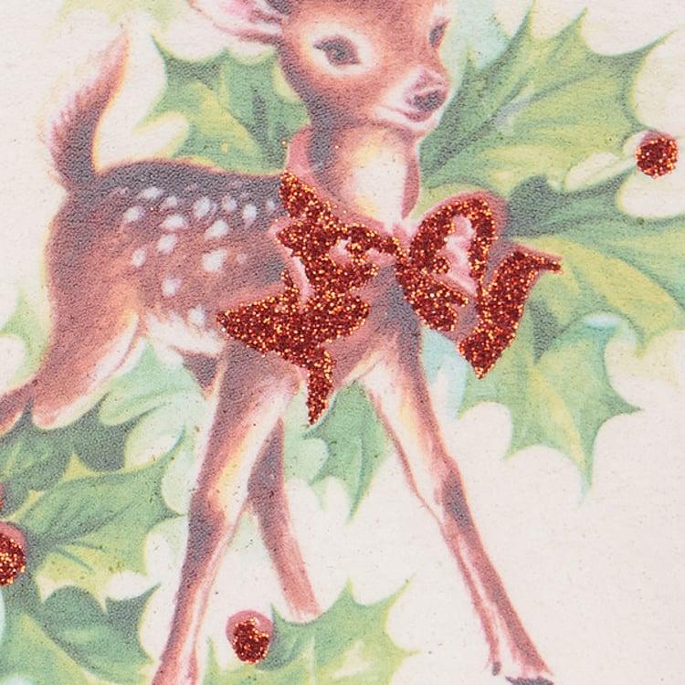 Primitives By Kathy Christmas Deer Ornament Set