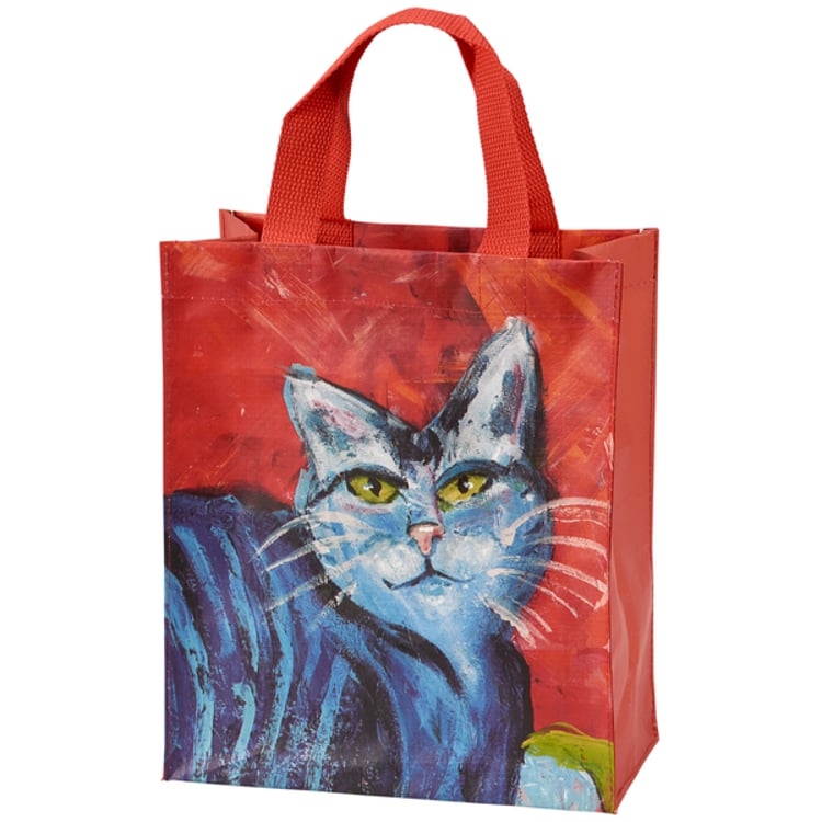 Primitives By Kathy Colorful Cat Daily Tote