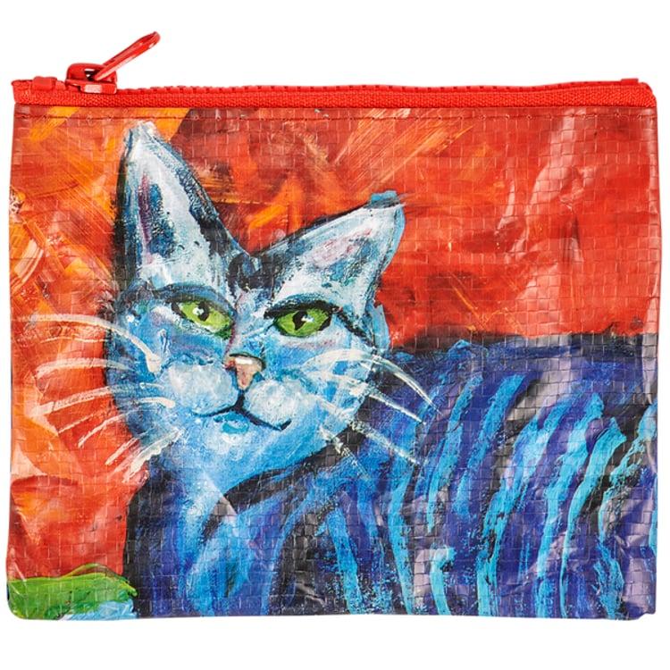 Primitives By Kathy Colorful Cat Zipper Wallet