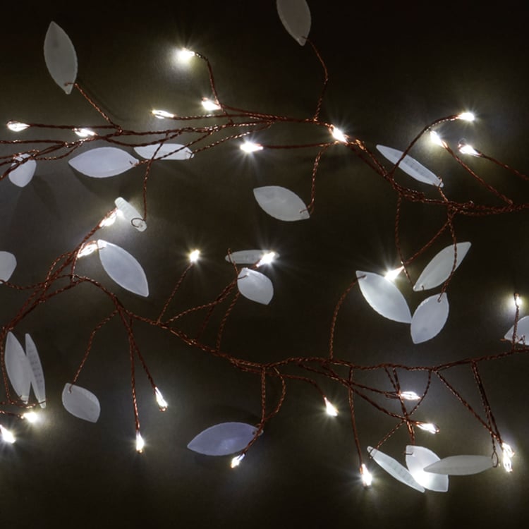 primitives by kathy Cottage Leaf String Lights