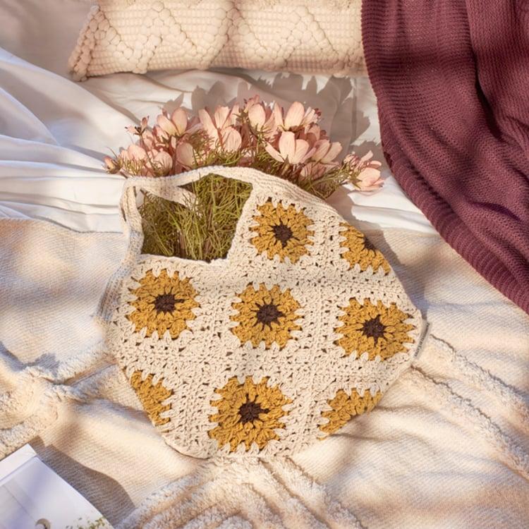 Primitives By Kathy Crochet Sunflower Tote
