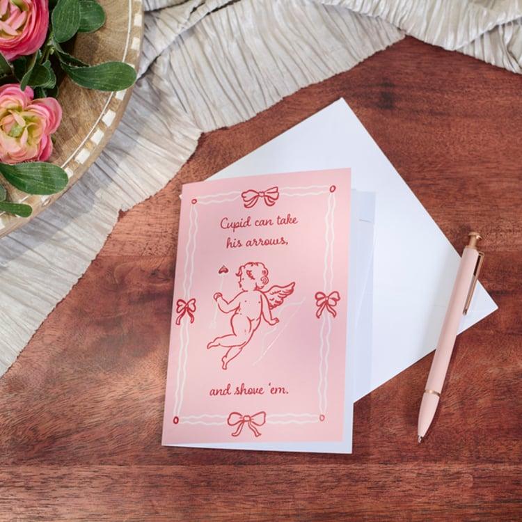 Primitives By Kathy Cupid Greeting Card