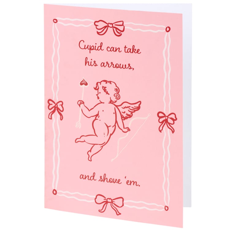 primitives by kathy Cupid Greeting Card