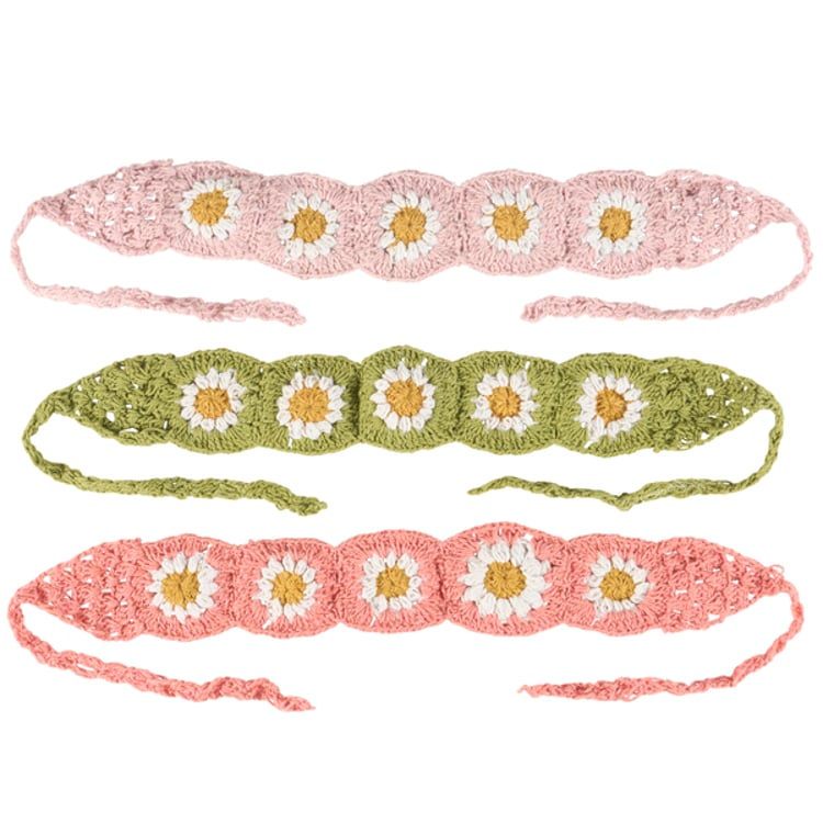 primitives by kathy Daisies Headband Set