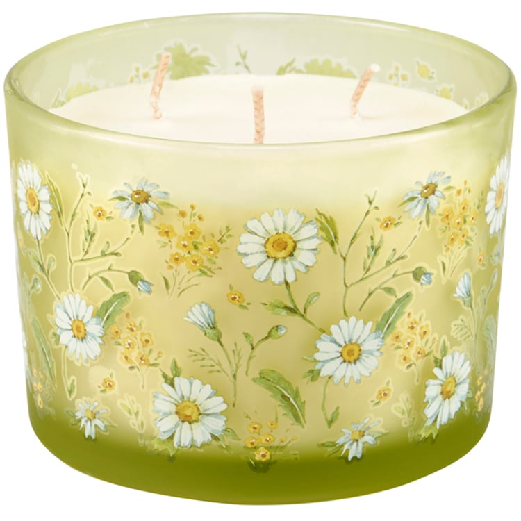 Primitives By Kathy Daisy Candle