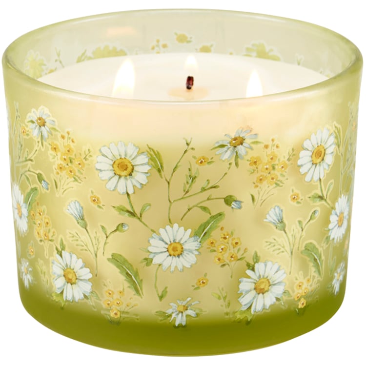 Primitives By Kathy Daisy Candle